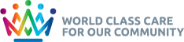 Trust crown logo - 'World class care for our community'